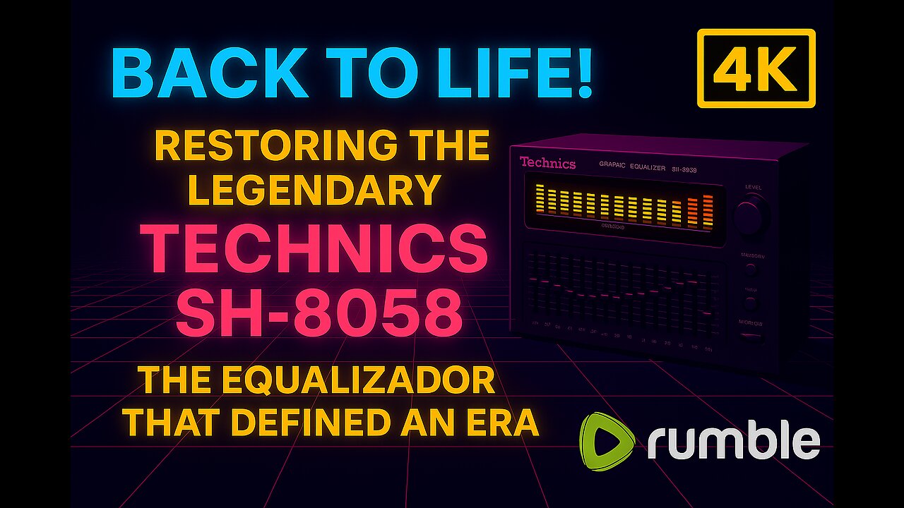 🔧 Bringing It Back to Life! Restoring the Legendary Technics SH-8058 🎛️
