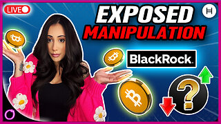 EXPOSED Blackrock Manipulating Bitcoin? Another Crypto Crash Coming?