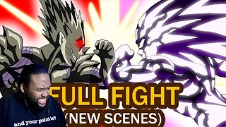 GAROU VS BOROS FULL FIGHT Fan Animation | Opm Reaction