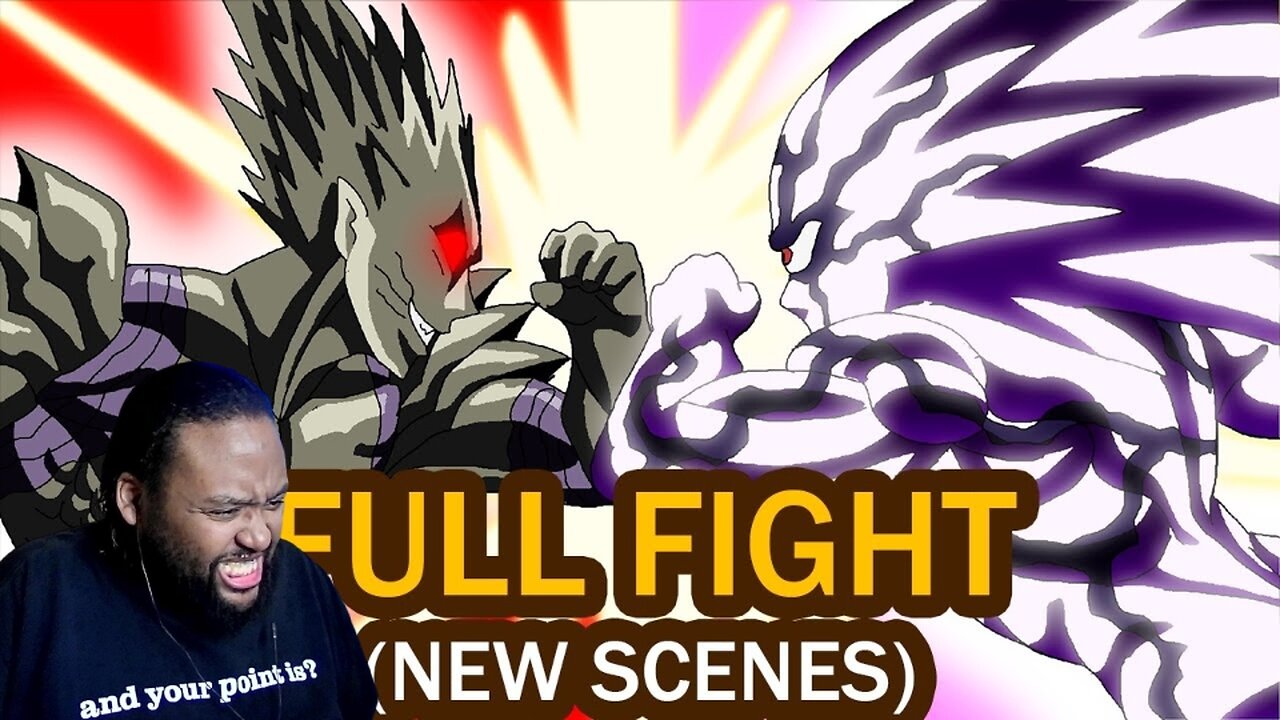 GAROU VS BOROS FULL FIGHT Fan Animation | Opm Reaction