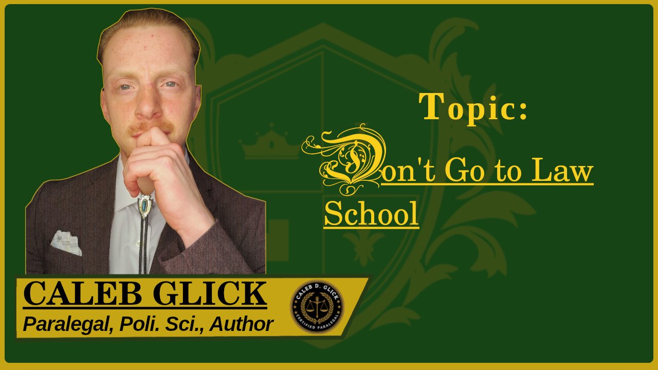 🟢 Don't Go to Law School; the deficient legal education system and origin of US Lawfare 🟢