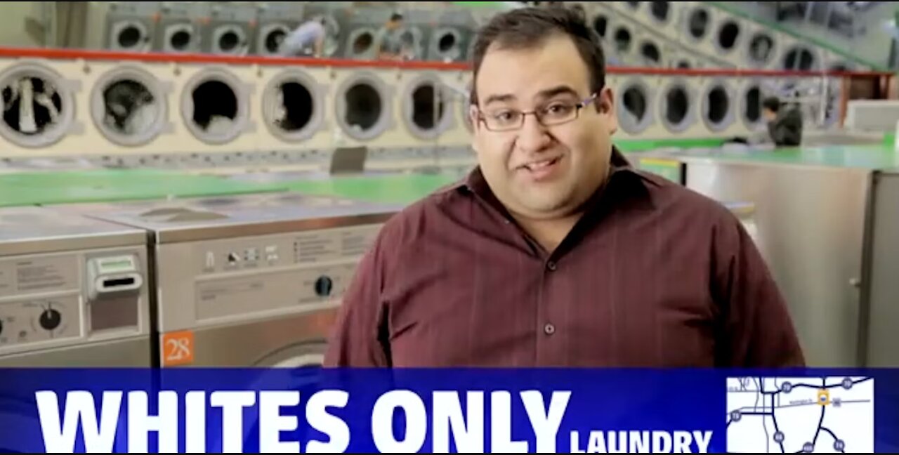 Whites Only Laundry - With it's own side entrance