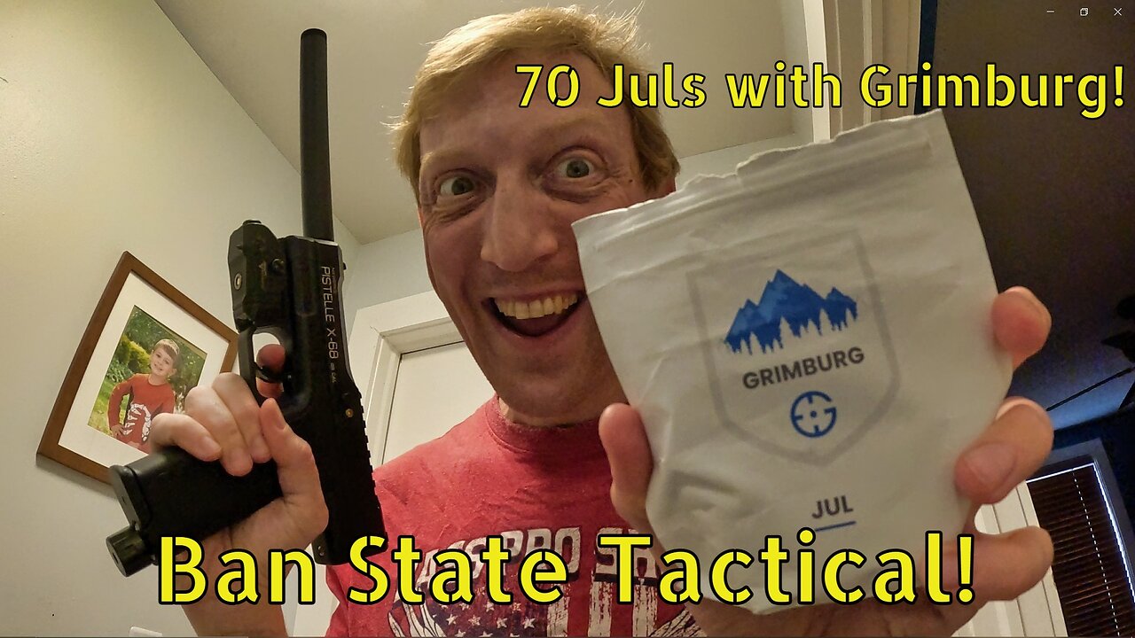 Grimburg V3 Juls Chronograph tested from the Pistelle X-68! (Ban State Tactical)