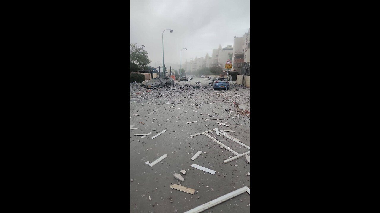 The moment the missile fell in Beersheba