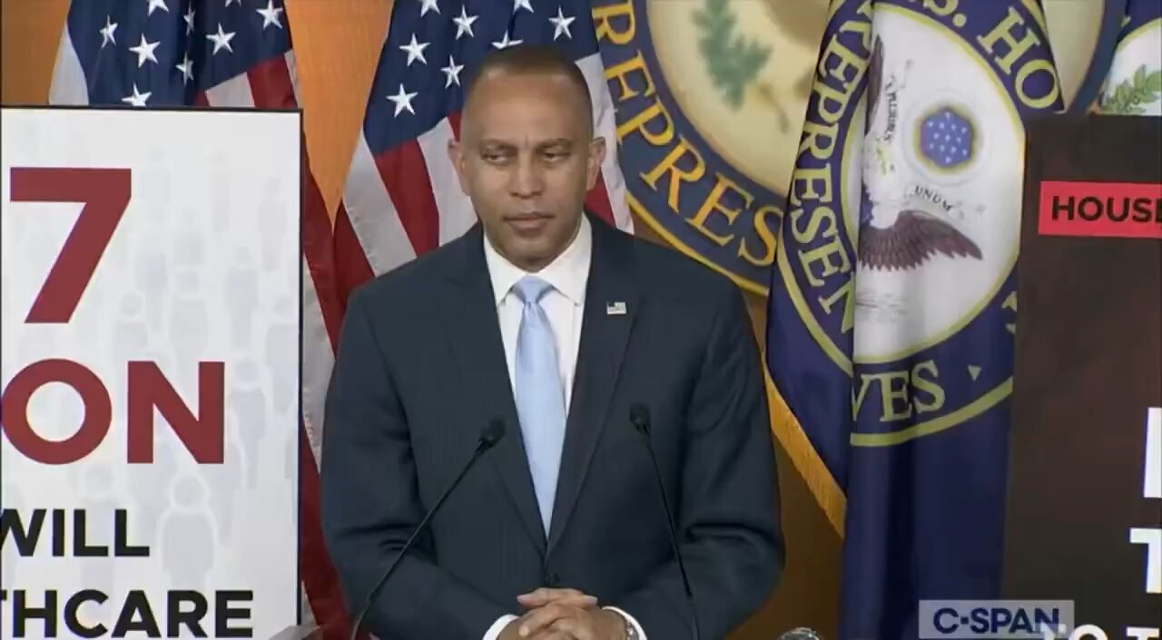 NY democrat “red line” Jeffries! Acting all tough, but sorely misinformed! FAFO Hakeem!