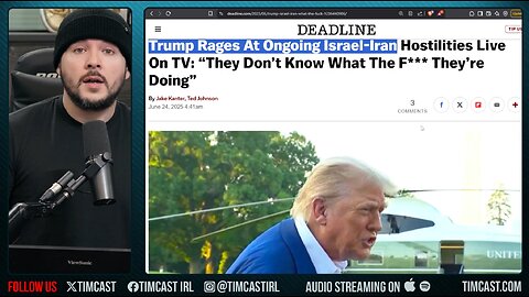 Trump DROPS F BOMB Over Israel & Iran VILLATING CEASEFIRE, Israel DEFIES Trump, BOMBS Tehran AGAIN