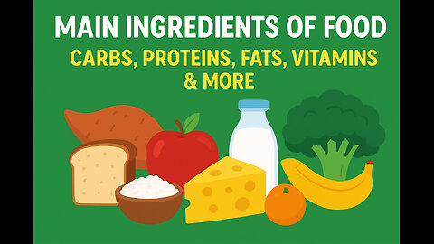 Main Ingredients of Food – Carbohydrates, Proteins, Fats, Vitamins & More | Curious Cub