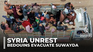 Bedouin families evacuate Syria's Suwayda as fragile ceasefire holds