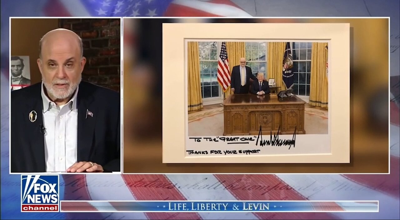 Levin Hails Trump’s Consequential Presidency: A Blue-Collar Billionaire Defying the Establishment