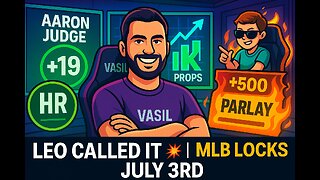 Leo’s Lock of the Day? 💥 Judge, K Props & Fireworks — July 3 MLB Breakdown