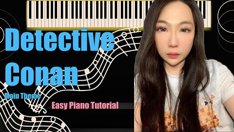 Detective Conan Main Theme PIANO | Easy Slow Tutorial