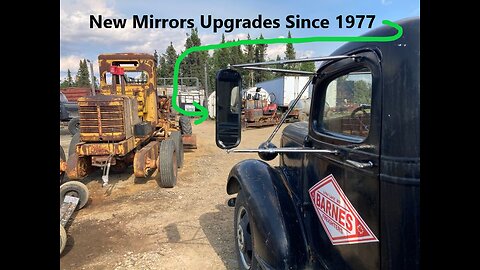 New Mirrors on the 1938 GMC Service Truck June 29 2025
