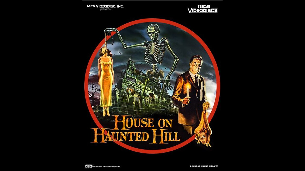 House on Haunted Hill Custom CED Artwork