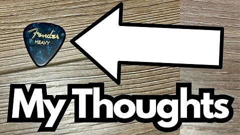 Fender Heavy 351 Pick MOTO - What I Like and What I Don't...