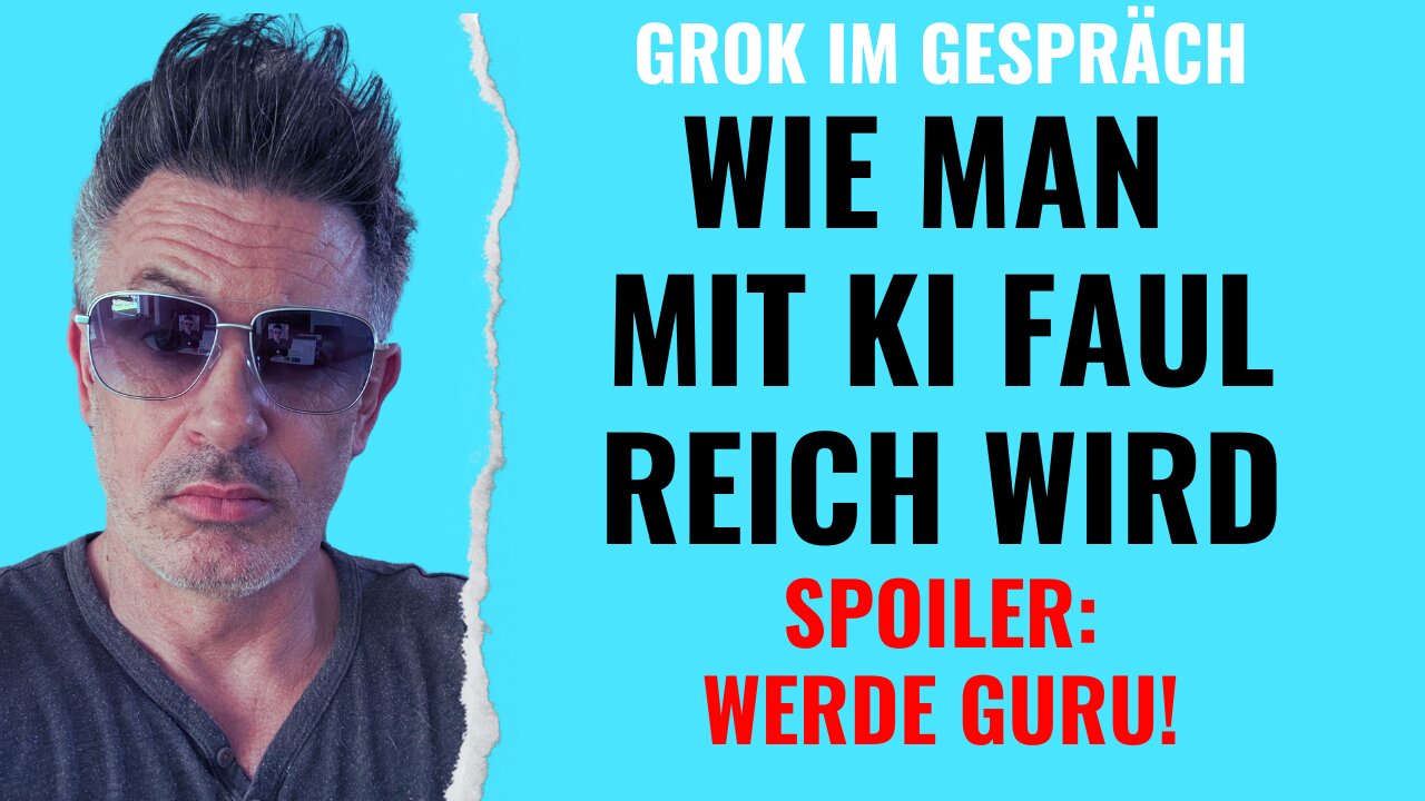 [STRICKERTV KI SPASS] Wie man mit KI faul reich wird. Spoiler: Werde Guru!