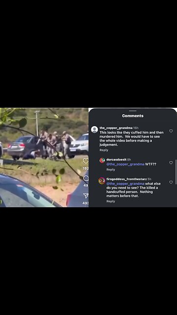 “Law Enforcement Officer” 👮🏻‍♂️Murders / Shoots 2x A “Colored-Handcuffed-Man” in Daylight