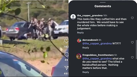 “Law Enforcement Officer” 👮🏻‍♂️Murders / Shoots 2x A “Colored-Handcuffed-Man” in Daylight