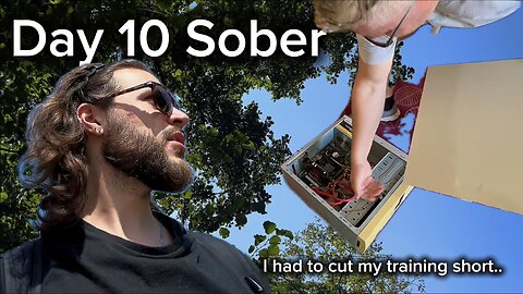Day 10 Sober My Boxing Coach Can Also Fix Computers!?