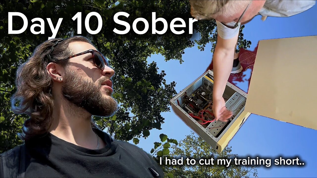 Day 10 Sober My Boxing Coach Can Also Fix Computers!?