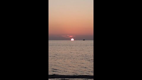 Sunset over Pamlico Sound
