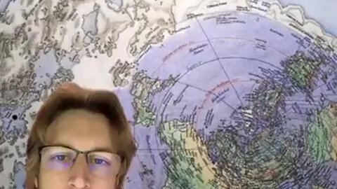 An Old German Ice Wall Map...