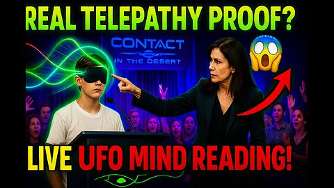 LEAKED: “Telepathy Tapes” at UFO Fest—LIVE Mind-Reading Caught on Camera! 😱