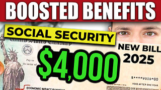 Social Security $4000 BOOST in Benefits Proposed