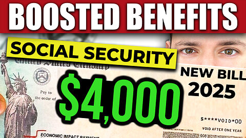 Social Security $4000 BOOST in Benefits Proposed
