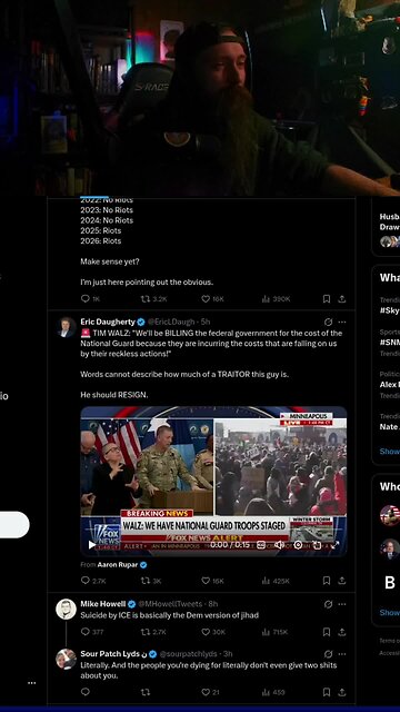 Tim Walz says he's gonna charge the federal government
