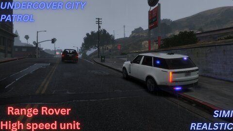 Undercover Range Rover Patrol | City Crime Crackdown | LSPDR