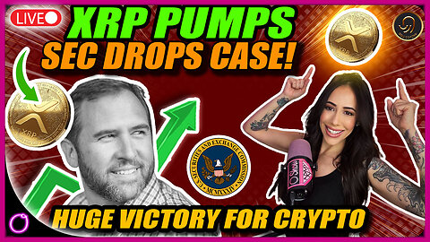 Ripple's XRP PUMPS as SEC Drops Case! CEO Garlinghouse HUGE Victory for Crypto