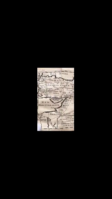 Map of Palestine in a book published in 1722 ... Israel not there