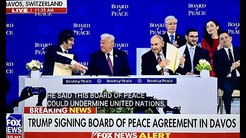 PEACE in MIDDLE EAST reached in DAVOS. Trump & Board of PEACE signing. [01.22.2026] Earth Shifting