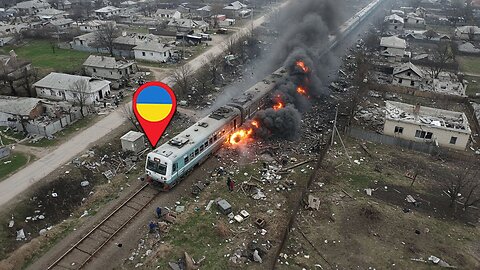 Drone Convoy Cripples Ukrainian Ground Force Train