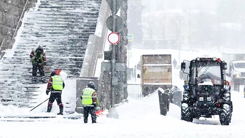 Así Moscú afronta la 'nevada del siglo'