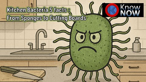 Kitchen Bacteria 5 facts - From Sponges to Cutting Boards