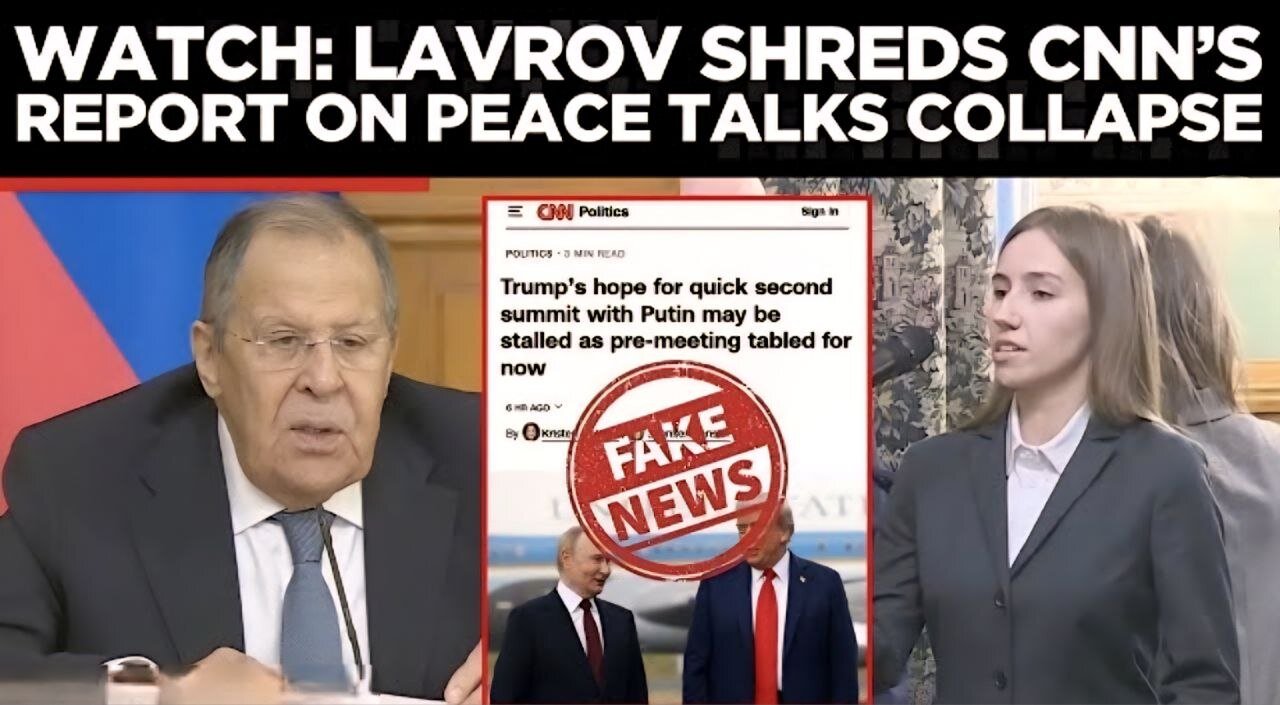LAVROV EXPLODES: Russia BLASTS CNN Over “Fake” Trump–Putin Summit Delay Report