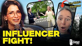 Tim Walz's Daughter LOSES IT After This Influencer Goes To The White House