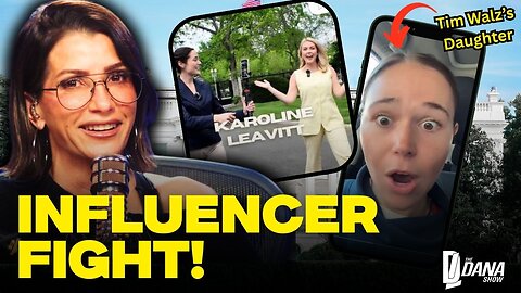 Tim Walz's Daughter LOSES IT After This Influencer Goes To The White House