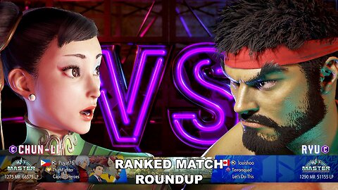 Kuya Kalbo SF6 Ranked Match Roundup. Chun Li Master Rank [Hori Fight Stick]