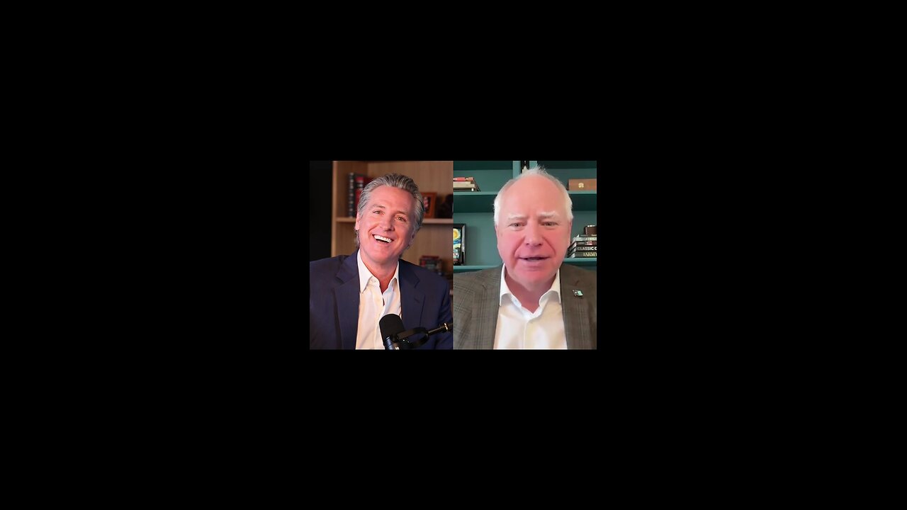 Tim Walz to Gavin Newsom on Trump Supporters - "I think I can kick most of their @$$"