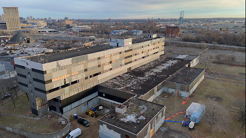 Abandoned Detroit Hospital Being Demolished to Make Way for New Soccer Stadium