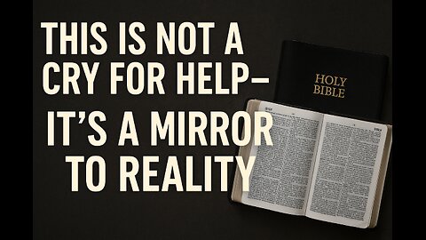 This Is Not a Cry for Help – It's a Mirror to Reality #Deconstruction #ReligiousTrauma