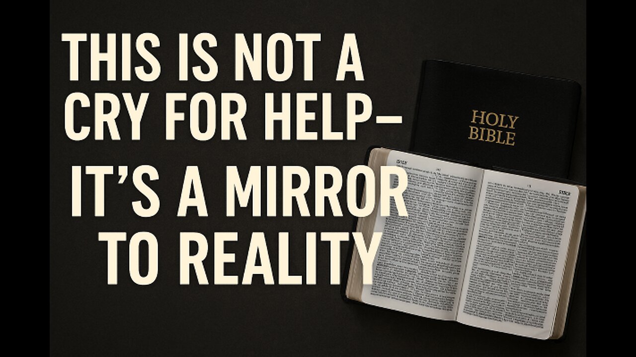 This Is Not a Cry for Help – It's a Mirror to Reality #Deconstruction #ReligiousTrauma
