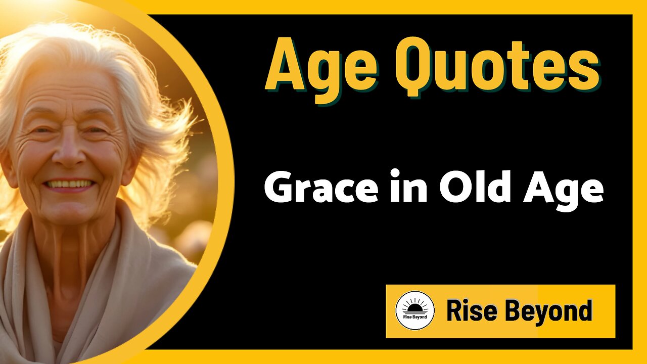 The Beauty of Aging Gracefully | Victor Hugo's Profound Wisdom