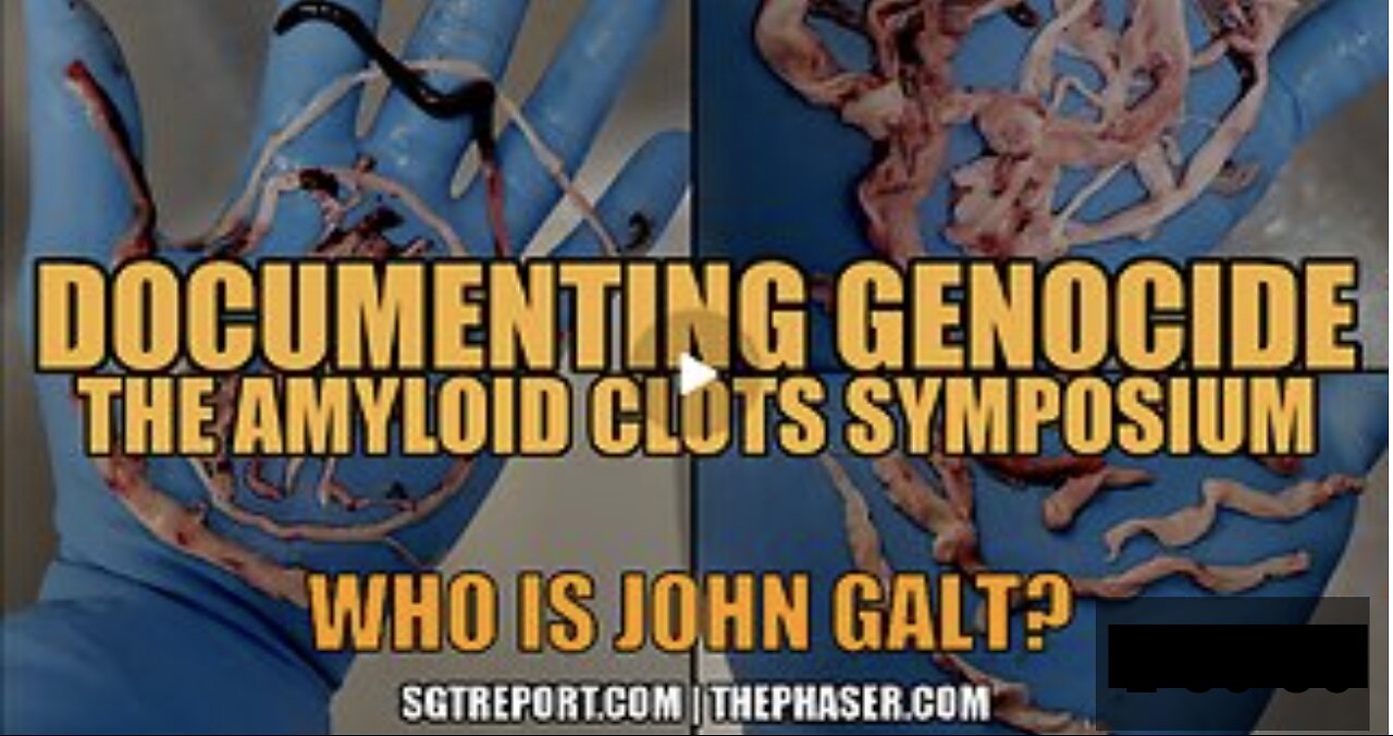 SGT REPORT. THE EXPOSURE OF BIO WEAPON. THE MOST IMPORTANT VIDEO U WILL WATCH, WHO IS JOHN GALT?