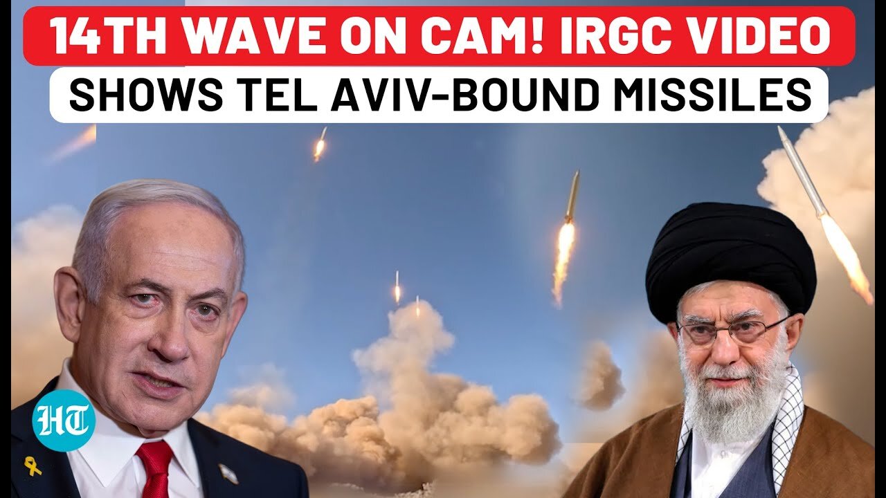 IRGC Shows Tel Aviv-Bound Missiles in Raw Video as 'Op True Promise' Turns Brutal With 14th Strike