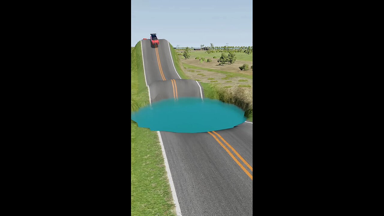 big hole 🕳️ on the Road