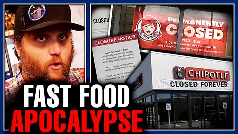 Fast Food Collapse Here! Wendys, Starbucks, Del Taco & More Collapsing Due To High Prices!