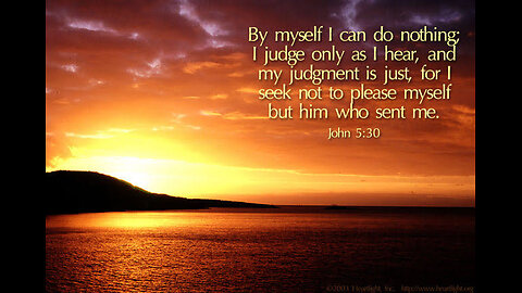 JOHN 5:30 REFUTES THE DEITY OF CHRIST! A MUSLIM & HERETICS CLAIM!? HAVE YOU GOT THE ANSWER TO REFUT?